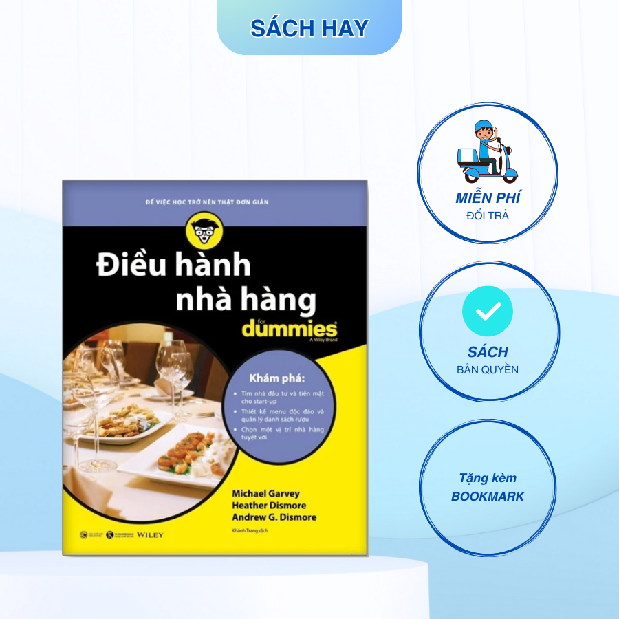 Sách - Điều hành nhà hàng for Dummies - Thái Hà