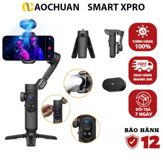 Gimbal điện thoại 360 smart x pro, gậy gimbal chống rung điện thoại AOCHUAN, chống rung 3 trục