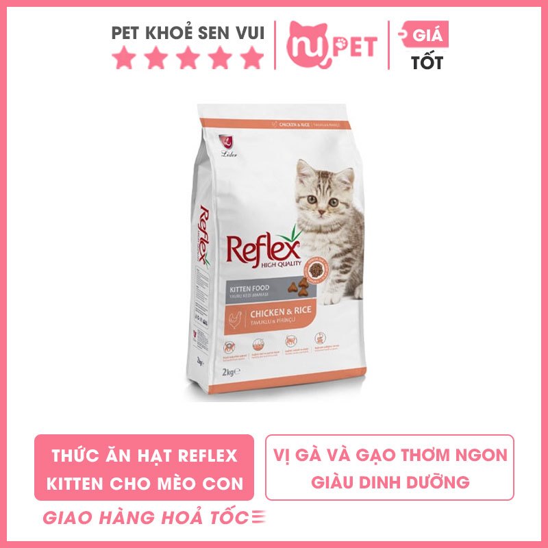 Thức ăn hạt cho mèo con Reflex Kitten 2kg
