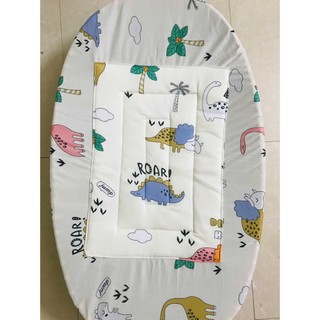 Tấm Đệm Bọc Nôi Tre Vải Thun Co Dãn