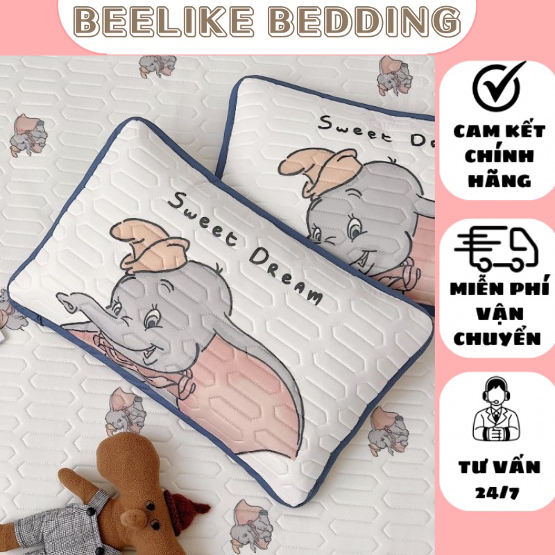 gối điều hòa cao su non cho bé yêu đi học kèm cả ruột ,kích thước 30x50cm