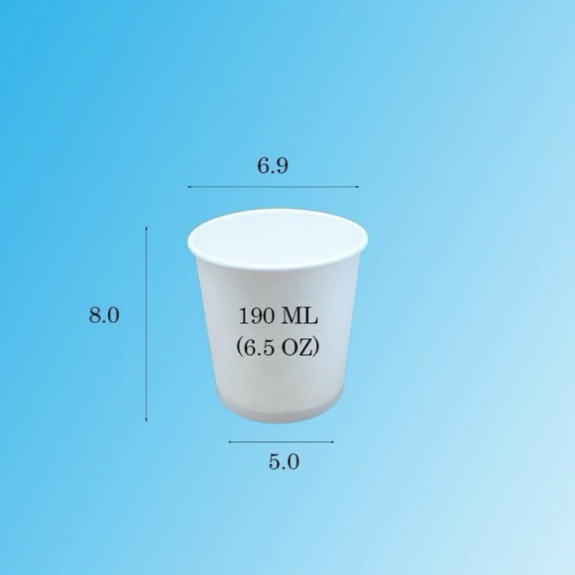50 ly giấy 190ml 6.5 oz