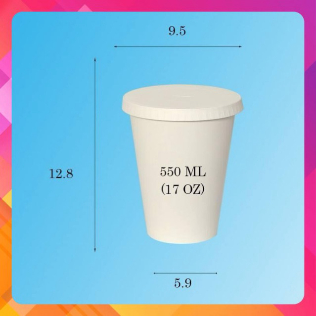 50 ly giấy 550 ml 17 oz