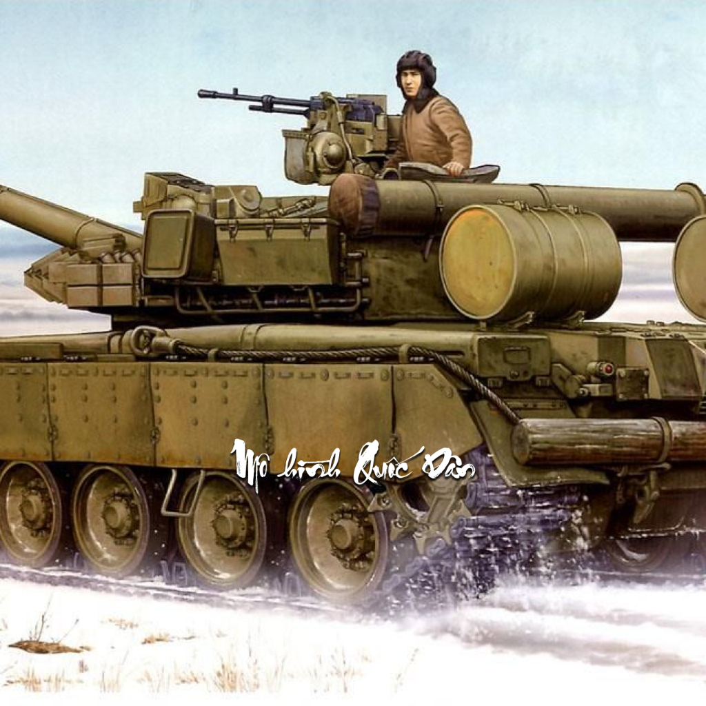 Mô hình Quân Sự | Bộ kit mô hình xe tăng T80 BVD | Tỷ lệ : 1/35 | TRUMPETER |