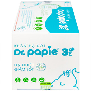 Khăn lau hạ sốt Dr.Papie 3mo+