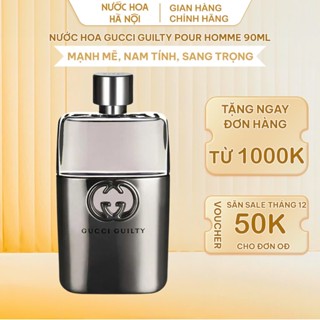 Nước hoa Gucci Guilty Pour Homme 90ml, nước hoa nam lưu hương chính hãng