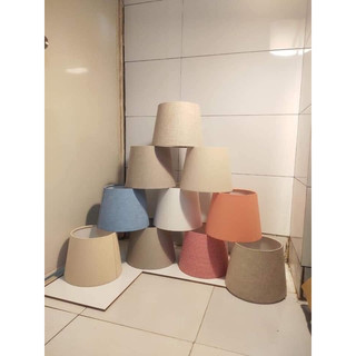  Chao đèn- Chụp đèn size nhỏ 20 24cm- chao vải 3 lớp nhiều màu sắc 
