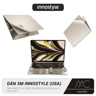 Dán 3M Innostyle Diamond Guard 6-in-1 Skin Set for MacBok, Bảo Vệ Toàn Diện, Chống Trầy Xước, Va Đập