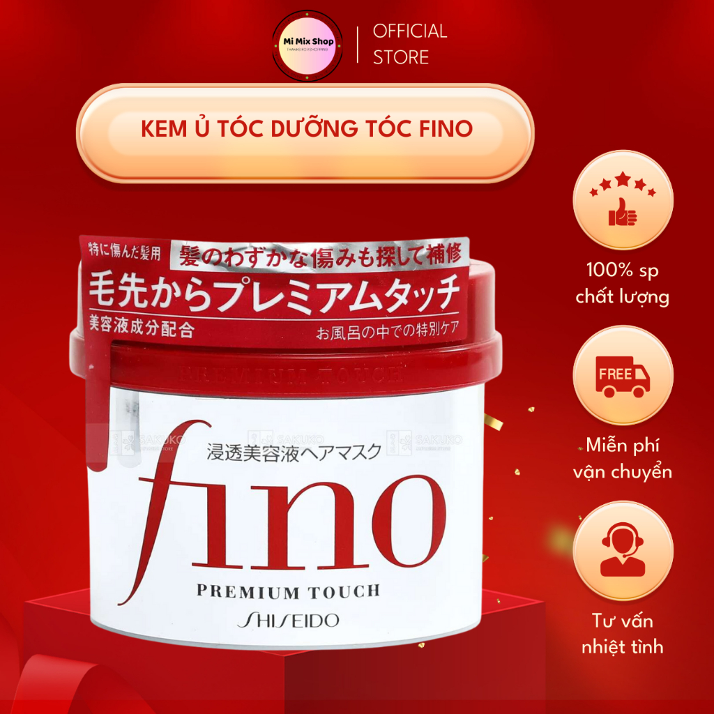 KEM Ủ TÓC DƯỠNG TÓC FINO NHẬT BẢN