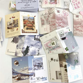SET 5 BÌA GẬP GÓI CARD PHONG CÁCH VINTAGE