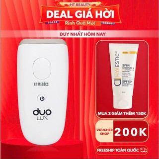  Máy Triệt Lông Cầm Tay HoMedics Duo Lux IPL- HH390 MỸ HT Beauty 300.00 xung 