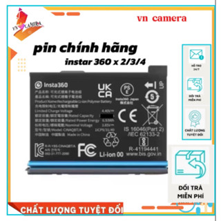  pin chính hãng intar 360 x 2 3 4 phụ kiện 360 x 2 3 4 máy quay gopro 