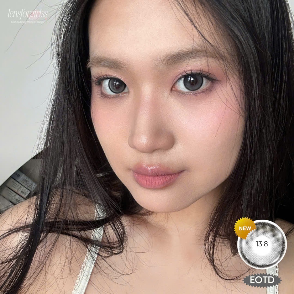 (OLENS) Kính áp tròng sz GIÃN TRÒNG hiệu ứng filter EOTD GRAY chính hãng KOREA | LENSFORGIRLSS | BigBuy360 - bigbuy360.vn