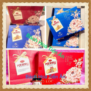  Bánh Quy Sữa RICHY MERRY An Lộc hộp  415g có túi xách Tết an khang 