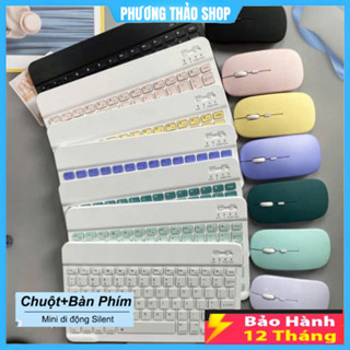  bàn phím chuột không dây bluetooth 10 Inch đầy màu sắc cho Android   ios   IPad   Macaron   máy tính bảng 