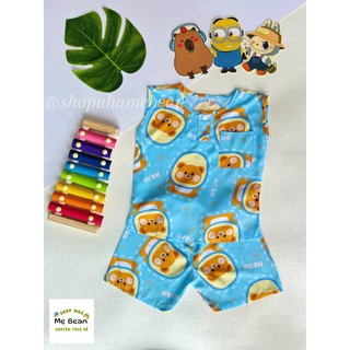 BỘ ĐỒ TOLE BÉ TRAI - SÁT NÁCH QUẦN ĐÙI (TOLE/LANH 2 DA LOẠI 1)