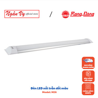 [Chỉ giao hỏa tốc HCM] Đèn led bán nguyệt, mica Rạng Đông M26 - M36 đổi màu 3 chế độ
