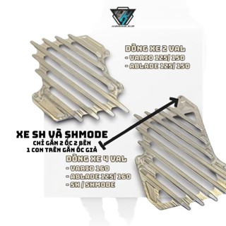 Tấm che két nước Vario, Ablade, SH - Nhôm CNC thiết kế 3D