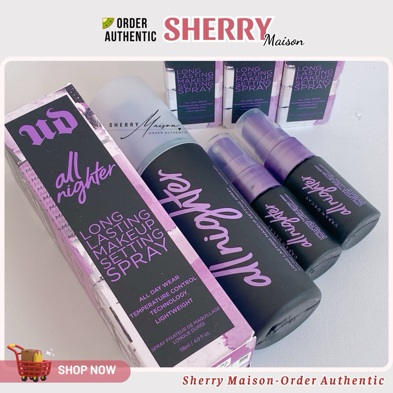 XỊT KHOÁ NỀN URBAN DECAY ALL NIGHTER MAKEUP SETTING SPRAY