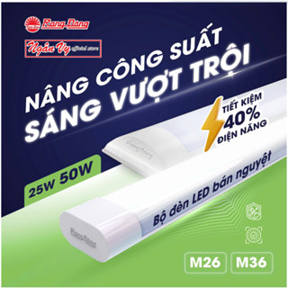 [MÃ MỚI]  Đèn LED bán nguyệt, nổi trần Rạng Đông M26, M36 công suất cao 25/50W mới ra mắt