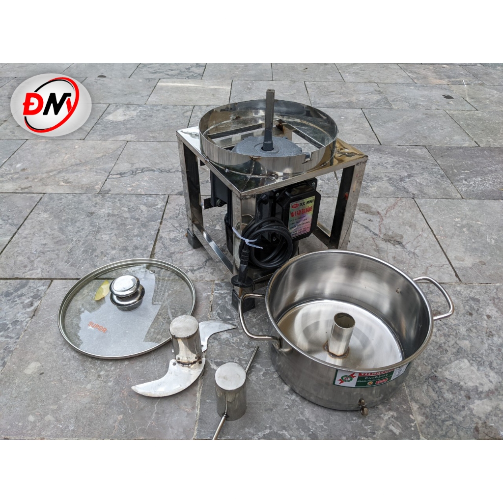 Nồi xay pate, xay thịt, hành, sả, tỏi, ớt, máy đánh chà bông, làm ruốc...Motor 1,1Kw (1,5Hp)