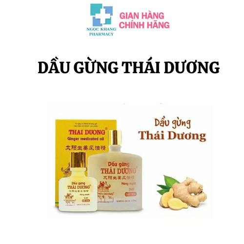 Dầu gừng Thái Dương chai 24ml