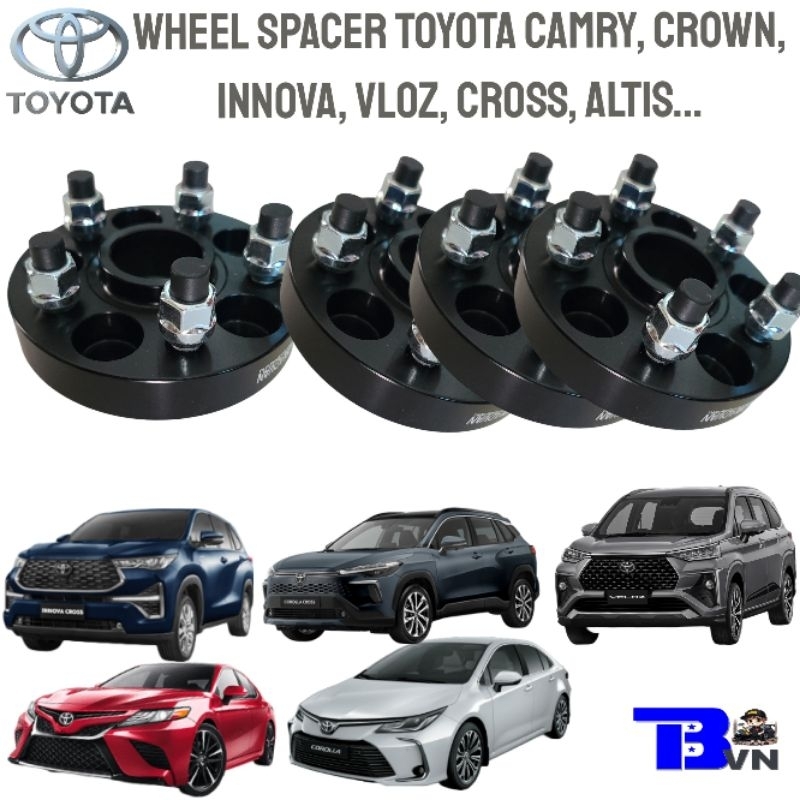WHEEL SPACER LỒI MÂM TOYOTA CAMRY INNOVA CROWN ...