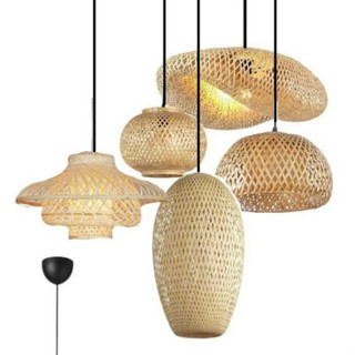 đèn mây tre trang trí quán cafe, nhà hàng, khách sạn, khu nghỉ dưỡng