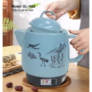 Ấm Sắc Thuốc GALI Dung Tích 3.3L - 4L 450W Tráng Men Chống Dính Hàng Nhập Khẩu Bảo Hành 12 Tháng Chính Hãng