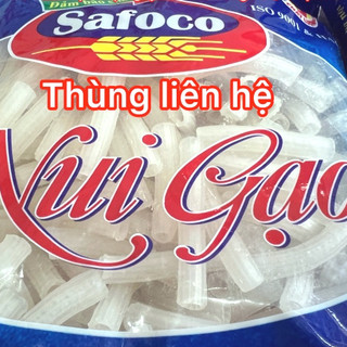 [CHAY/MẶN-THÙNG 12] Nui gạo ống lớn Safoco (thùng12gói400gr)