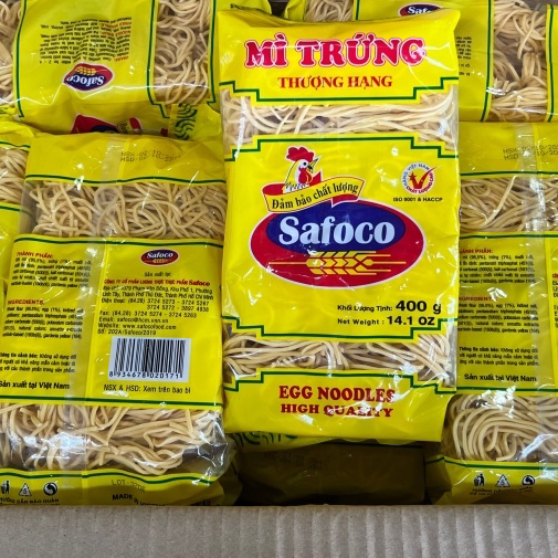 Mì trứng thượng hạng (mì gà) Safoco (400gr)