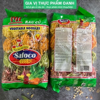 [CHAY/MẶN] Mì RAU CỦ sợi lớn/nhỏ Safoco (500gr)
