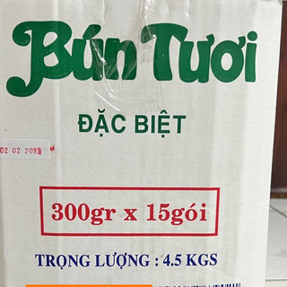 [CHAY/MẶN-THÙNG 15] Bún tươi Safoco (thùng 15 gói 300gr)