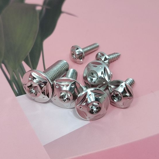 ốc salaya đầu sao 5li . 6li . 8li gắn dàn áo , ốc đĩa