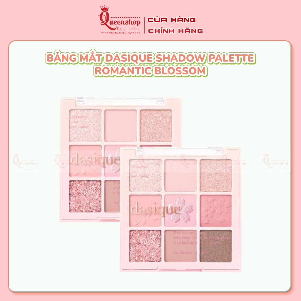 Bảng phấn Mắt Dasique Shadow Palette 9 ô Romantic Blossom