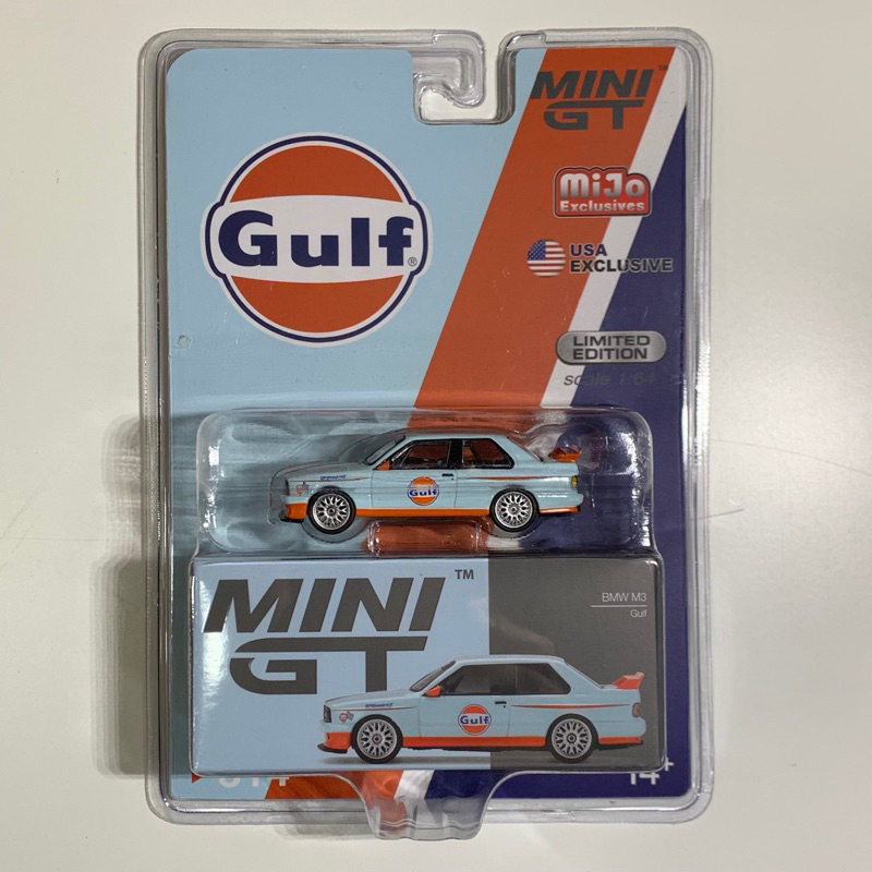Xe mô hình Mini GT(Card Mỹ)#314 BMW M3(Gulf)