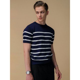 Áo Len Nam Dệt Kim Phối Kẻ Sọc Ngang Paloma | 0030 | Majou