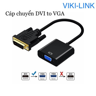Adapter Cáp chuyển đổi DVI ( 24+1 ) sang VGA ( DVI to VGA )