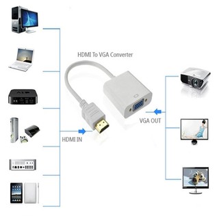 Adapter Cáp chuyển đổi HDMI sang VGA ( HDMI to VGA )