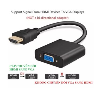 Adapter Cáp chuyển đổi HDMI sang VGA ( HDMI to VGA )