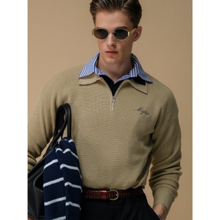 Áo Len Nam Cổ Polo Zip Tay Dài Thu Đông Léwo | 0033 | Majou