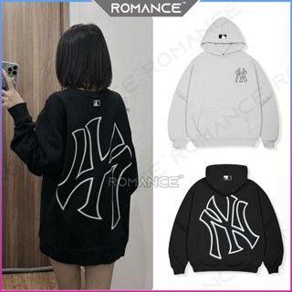 Áo Hoodie Sweater MBL NY Nghiêng Nam Nữ ROMANCE STUDIO Form Rộng Chất Vải Nỉ Bông Dày Dặn Full Tag Mác
