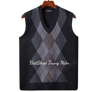 Áo Gile Len Nam Trung Niên TẶNG BỐ chất co giãn dày dặn đẹp + ẢNH THẬT