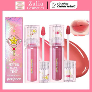 Son Tint Bóng Peripera Water Bare Tint bản SAKURA COLAB lỳ mịn không trôi (Đủ Màu) 3.7g