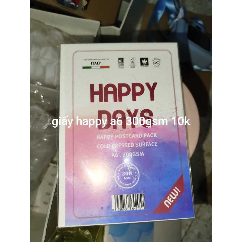 giấy happy 300gsm khổ A6 À5 A4