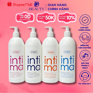 Dung Dịch Vệ Sinh Phụ Nữ Intima Ziaja 200ml - 500ml Gel Phụ Khoa Giảm Khí Hư Huyết Trắng