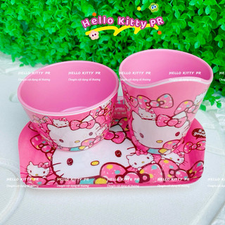 🌸𝐓𝐀̣̆𝐍𝐆 𝐐𝐔𝐀̀🌸 Tô chén ly dĩa muỗng khay Hello Kitty