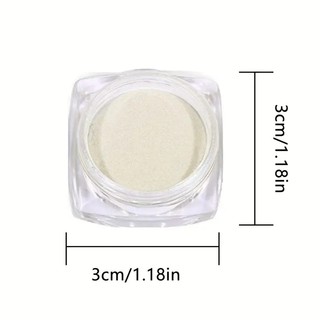 Bột tráng gương ngọc trai trang trí móng siêu bóng, ánh aurora-Nailviet
