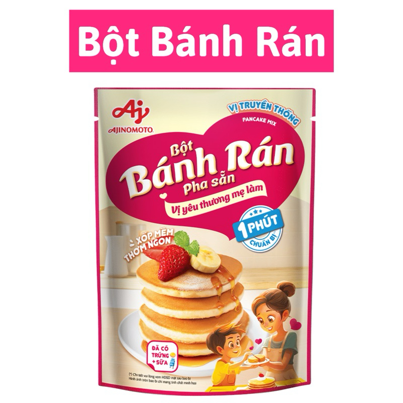 Gói Bột Bánh Rán Pha Sẵn Vị Truyền Thống Ajinomoto 200g/Gói | Bách Hoá Tổng Hợp Dũng Mơ