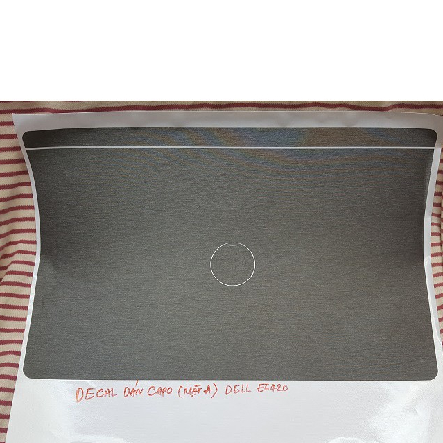 Decal dán mặt A (capo) laptop Dell Latitude E6420